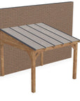 Monaco Solid Oak Lean to