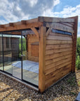 Monaco Solid Oak Lean to