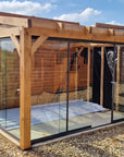 Monaco Solid Oak Lean to